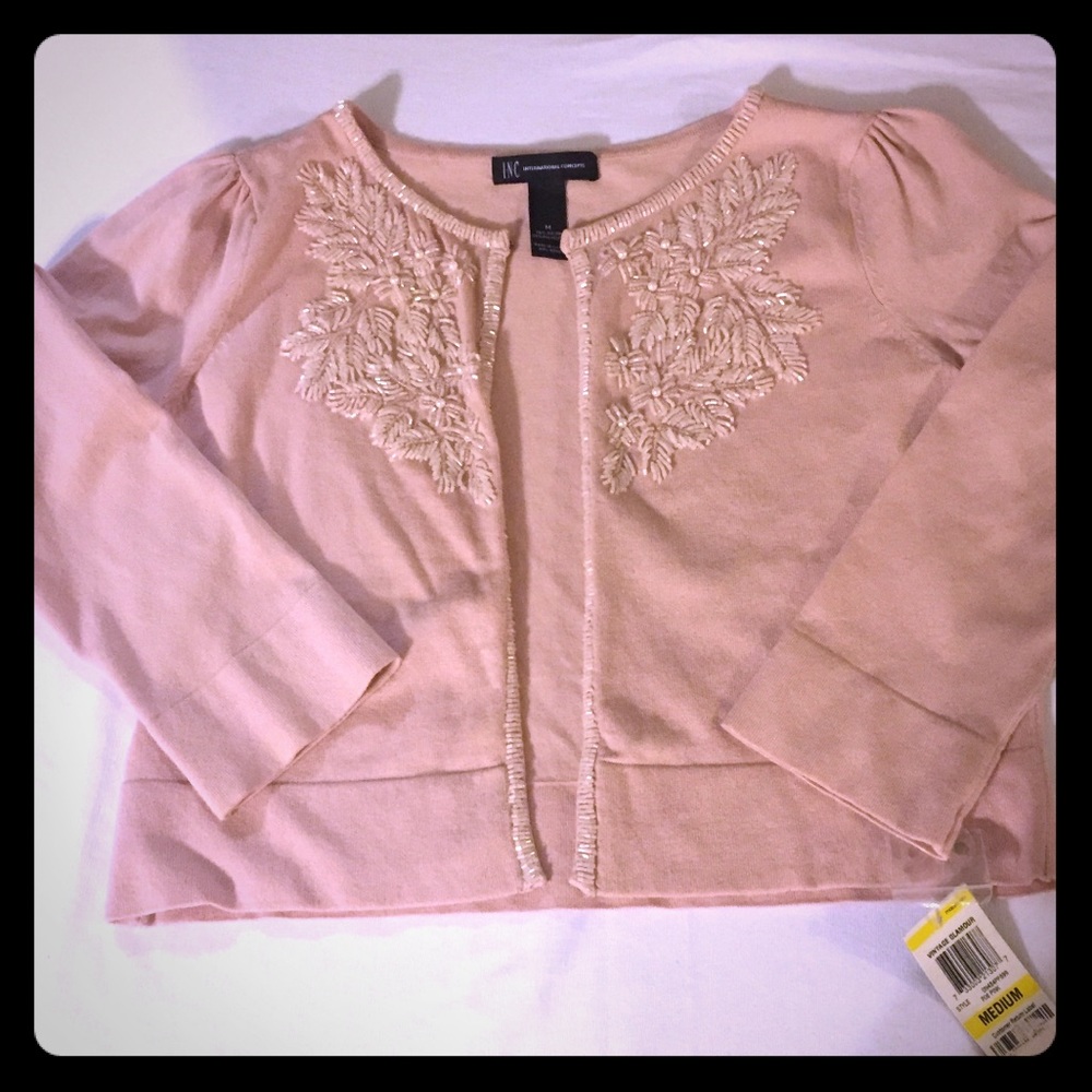 Vintage Style Beaded Cardigan